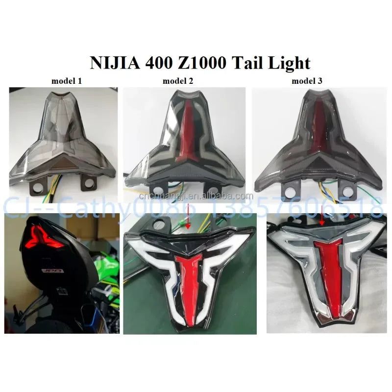 New Modified JPA Motorcycle Stop Lamp Led Rear Led Tail Lamp For Kawasaki Ninja 250/400 Z1000,z400,zx6r,zx10r 2018 2019