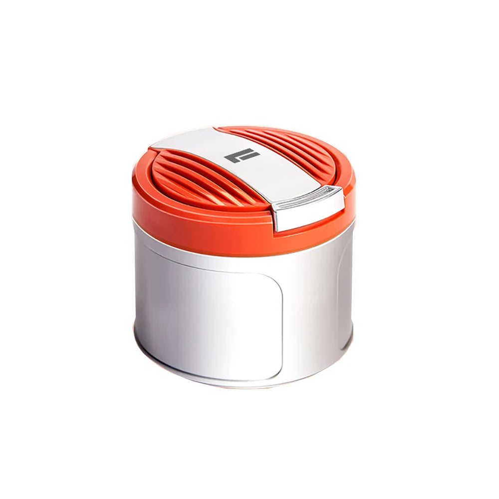 طفاية سجائر للسيارة بغطاء ومصباح LED مناسبة لـ 2023 2024 2025 2026 BAIC JISHI Polestone 01 Rox 01 طفاية سجائر مبطنة بالمعدن داخل السيارة