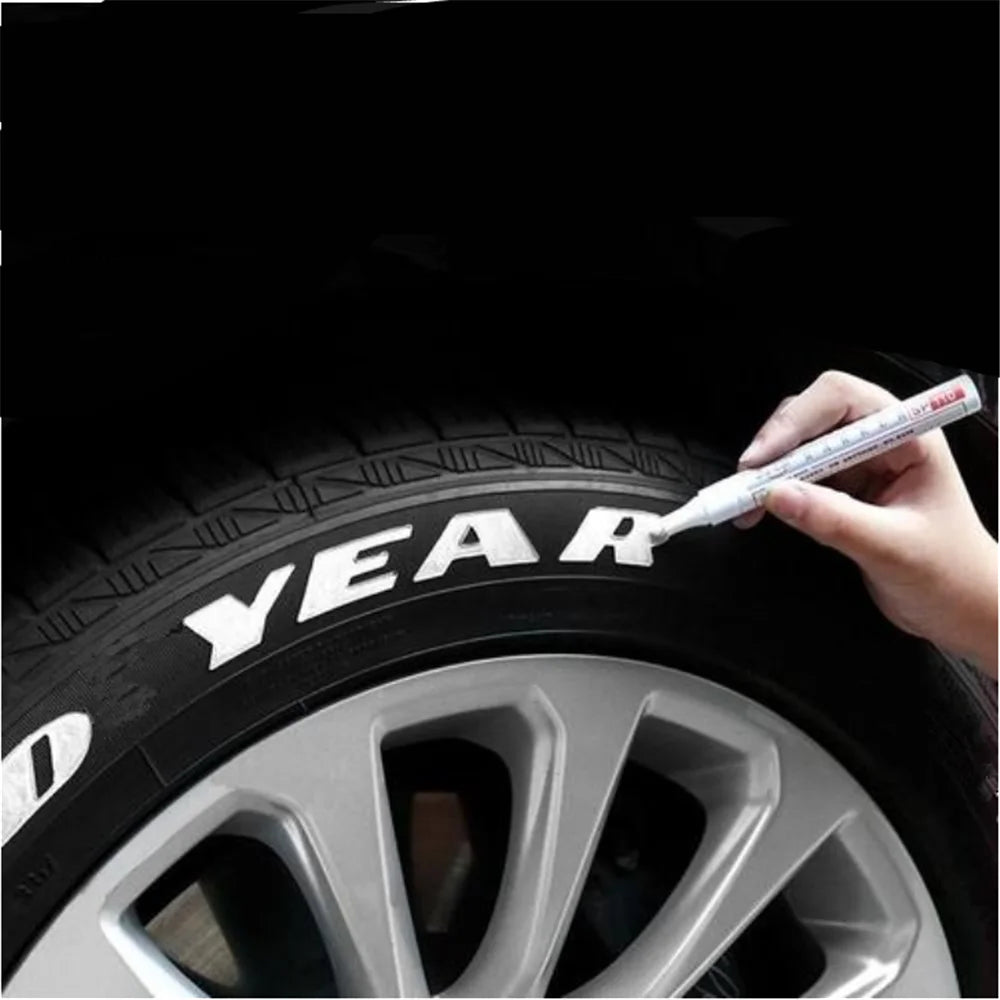 Waterproof Pen Car Tyre Tire Paint Marker Pen for toyota auris reno megane 2 focus kia sportage 3 grand vitara kia rio 2018