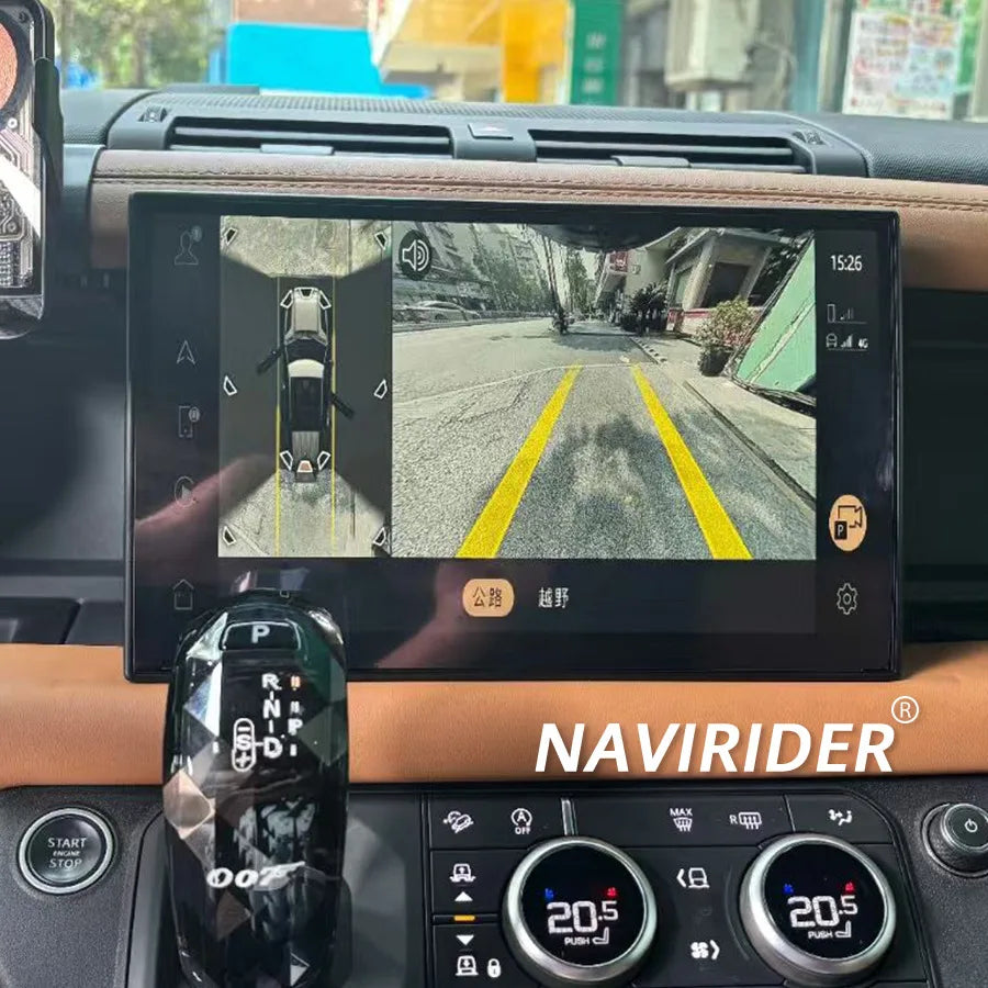 11.4" Android 14 Screen GPS Wireless Carplay Android Auto Car Multimedia Video Player For Land Rover Defender 2020-2025
