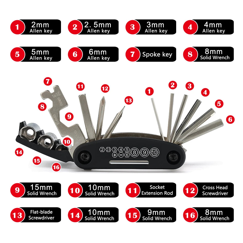 Multifunction Screwdriver Repair Tool Bicycle Multi Folding Motorcycle For HONDA Africa Twin CRF 1100 1000 L CRF1100L CRF1000L