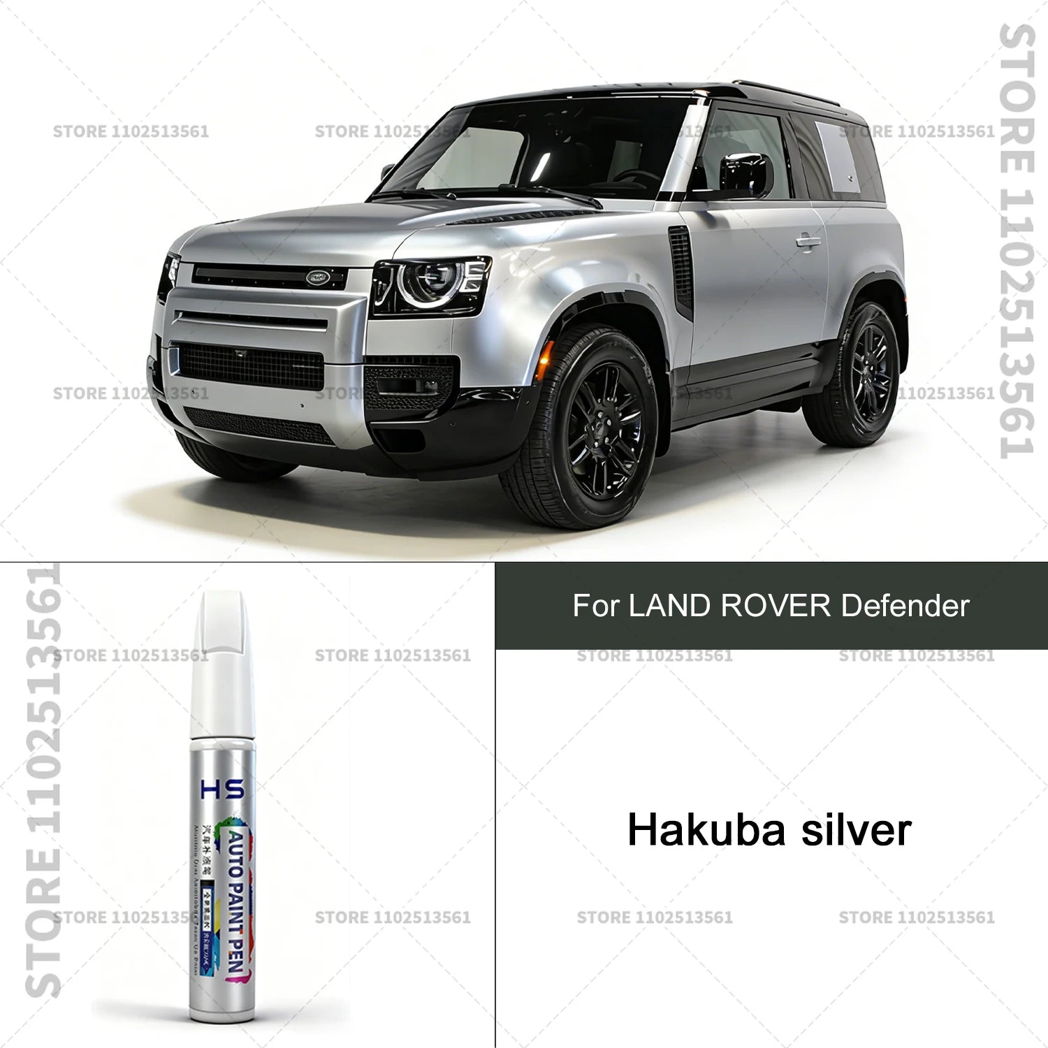 For LAND ROVER Defender Car Paint Repair Pen Paint Scratch Repair Accessories Fuji White Santorini Black Eiger Grey Sedona Red
