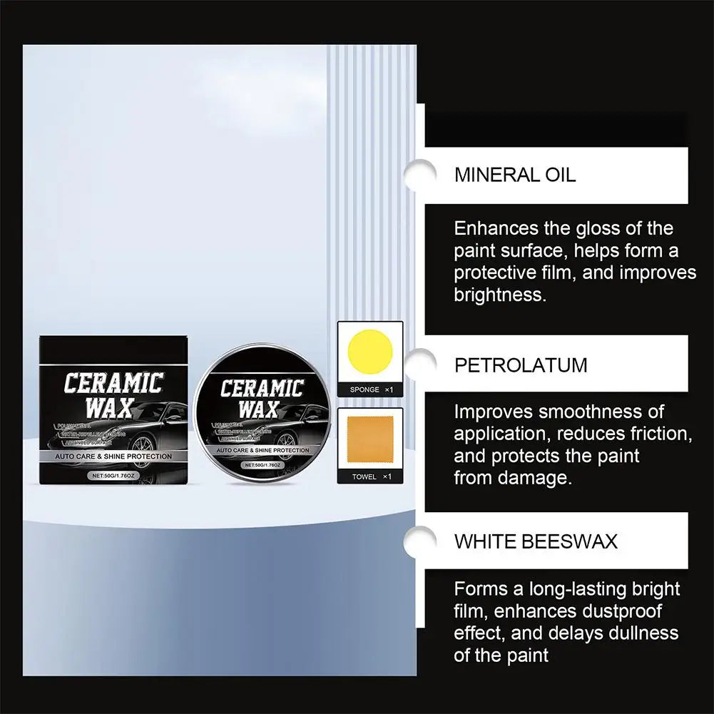 Car Coating Paint Polishing Agents Maintenance Wax Crystal Plating Coating Polish Auto Anti Scratch Repair Remover Wax Car Care
