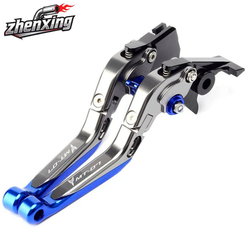 For YAMAHA MT-07 FZ-07 MT 07 FZ07 MT07 FZ 07 2014-2025 Motorcycle CNC Adjustable Folding Extendable Brake Clutch Levers Handle