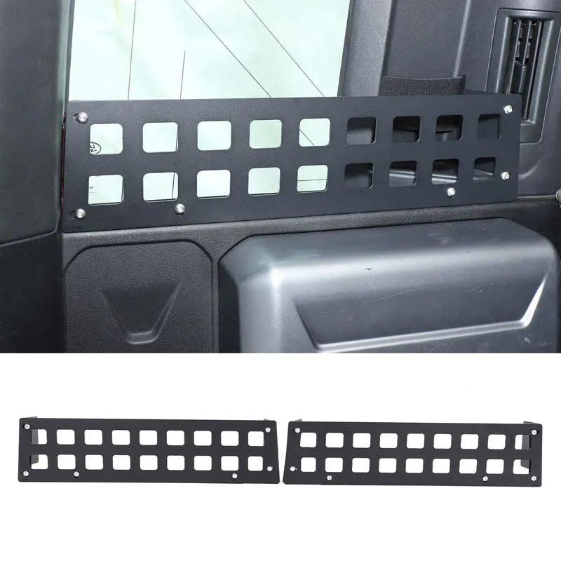 For Land Rover Defender 90 110 130 2020+ Aluminum Alloy Black Car Tailgate Window Storage Fence Foldable Pallet Rack Accessories