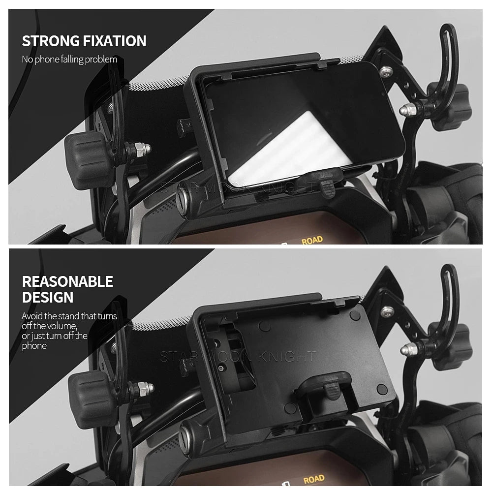 USB Charger Mobile Phone Holder Stand For BMW R1250GS R1200GS Adv F850GS F750GS R 1250 1200 GS F900XR F900R Navigation Bracket