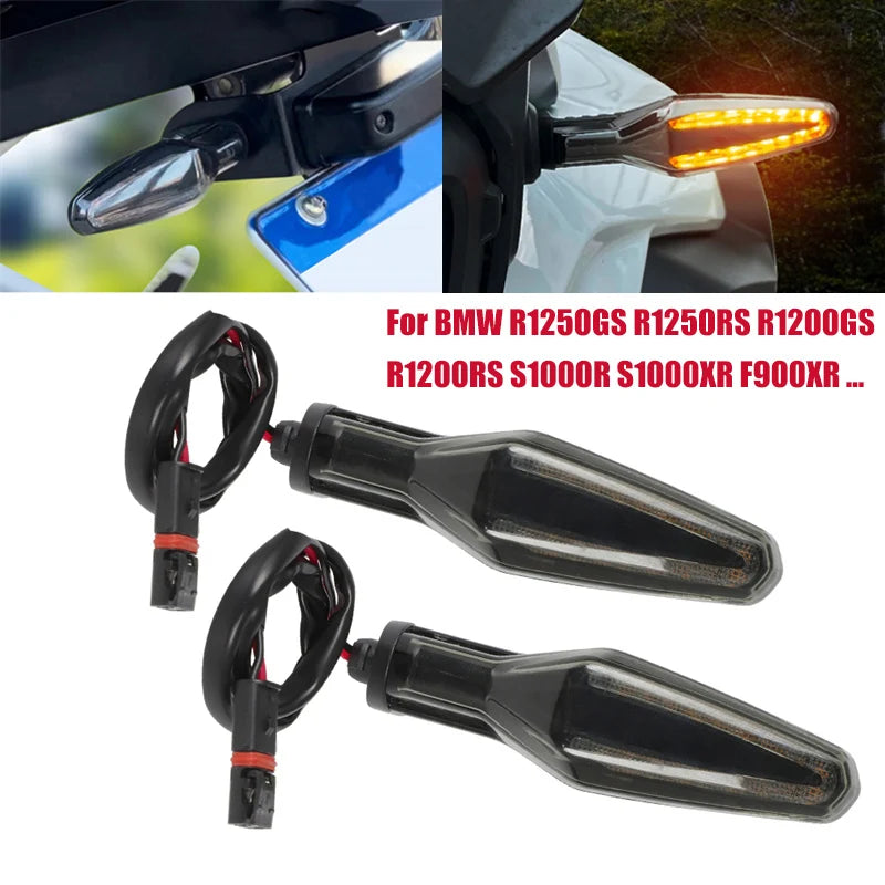 For BMW R1250GS/ADV S1000R S1000XR F900XR R 1250 GS RS S1000 R XR LED Turn Signal Flashing Light Motorcycle Indicator Lamp 2023
