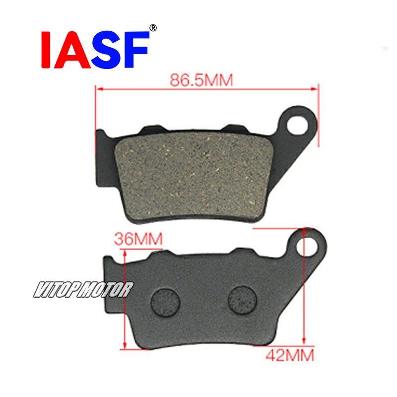 IASF Motorcycle Brake Pads Set for Yamaha MT-03 (660cc) 06-12 X-Max 125 Momo Design 2015 XT 700 Z Tenere 19-21 X-Max 250 2015