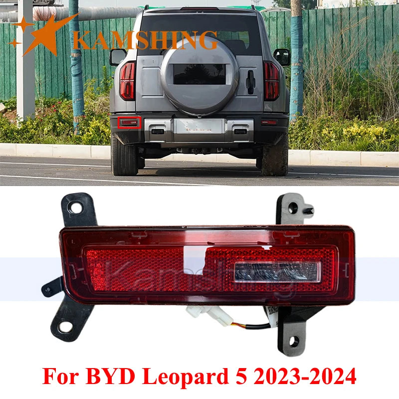 CAPQX Rear Bumper Light For BYD Leopard 5 2023-2024 Reverse Light Foglamp Rear Brake Light Stop Lamp SFHA-4116300 SFHA-4113200
