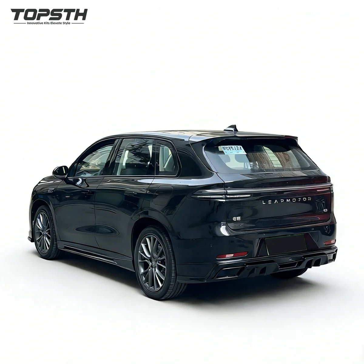 For Leapmotor C10 Front Lip Side Skirts Rear Diffuser Exterior Trim PP Plastic Sports Style Body Kit Accessories