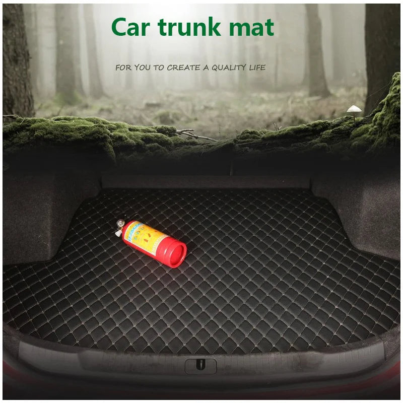 For Land Rover Defender L663 110 5-seats 2020-2026 Leather Car Rear Trunk Mats Anti Dirty Floor Tray Liner Interior Accessories