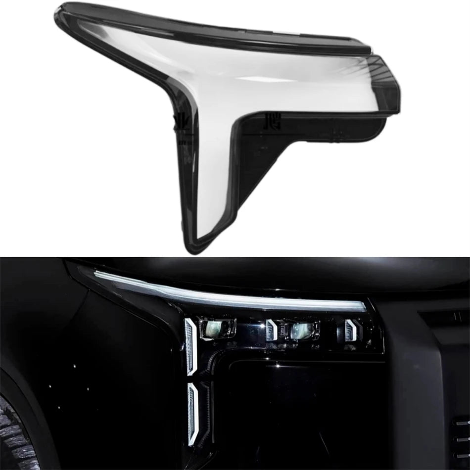 For Polestones / Rox 01 2023 Car Acccessories Front Headlamp Cover Glass Headlight Car Front Headlight Lens Cover Lights Shell