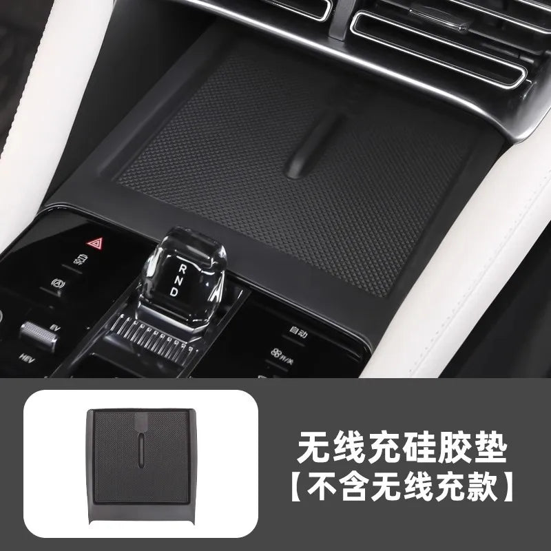 For BYD Song Plus DM-i 2023-2025 Car Central Control Gear Pad Silicone All Inclusive Central Control Button Protection Cover