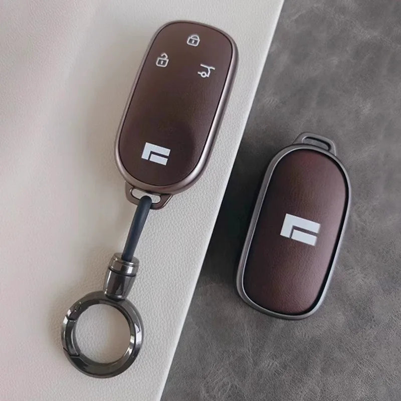 Customized TPU Car Key Case Cover Holder Key Shell Buckle For Geely ROX 01 2024