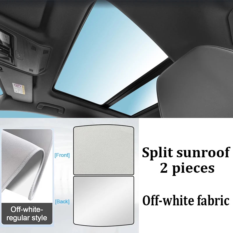واقي شمس لسيارة روكس بولستونز 01 اكسسوارات 2024 2025 2023 غطاء فتحة سقف امتصاص الكتروستاتيكي واقي جزء فتحة السقف