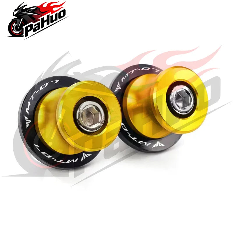 For Yamaha MT07 MT09 MT 07 MT 09 MT-07 MT-09 Swingarm Spools Sliders Stand Screws Swing Arm Motorcycle CNC Aluminum Accessories