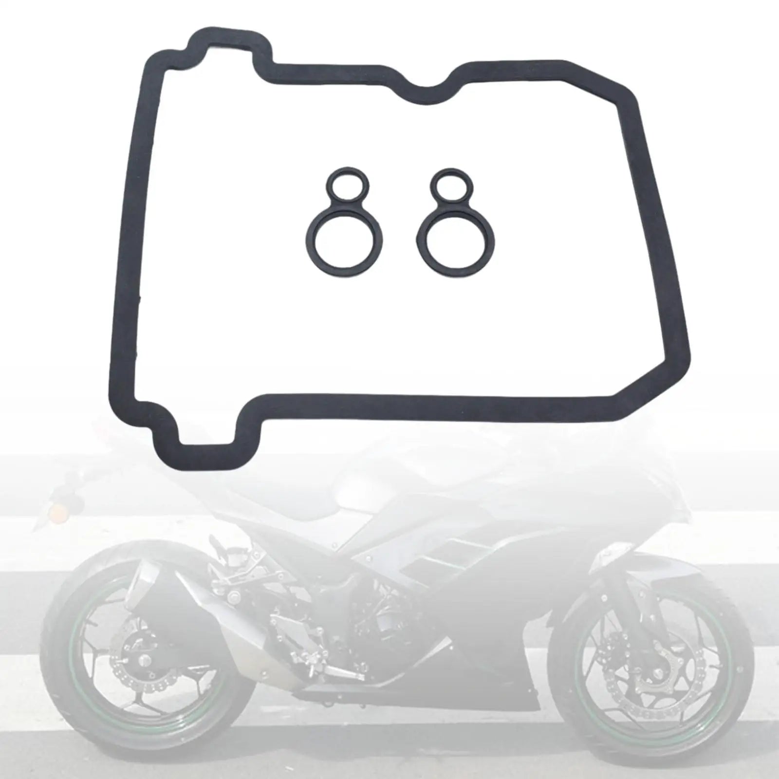 Motorcycle Cylinder Head Cover Gasket PP Material Easy Install Engine Seal for Kawasaki EX300 Ninja 300 2013-2017
