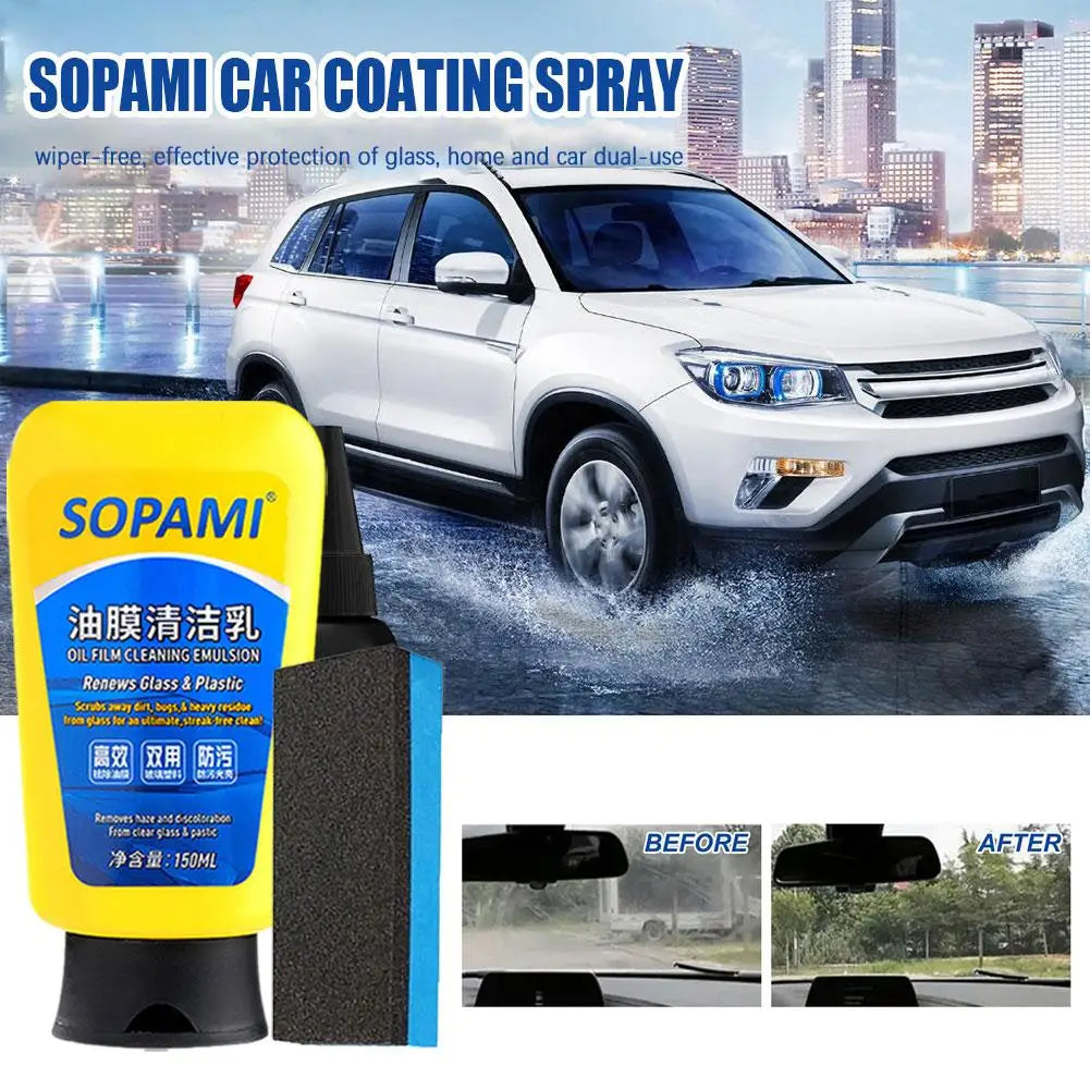 1/2/3Pcs Sopami Car Coating Spray Paint Coat Hydrophobic Polish Car Polish Renovator Wash Waterless Protection Product Care Wax