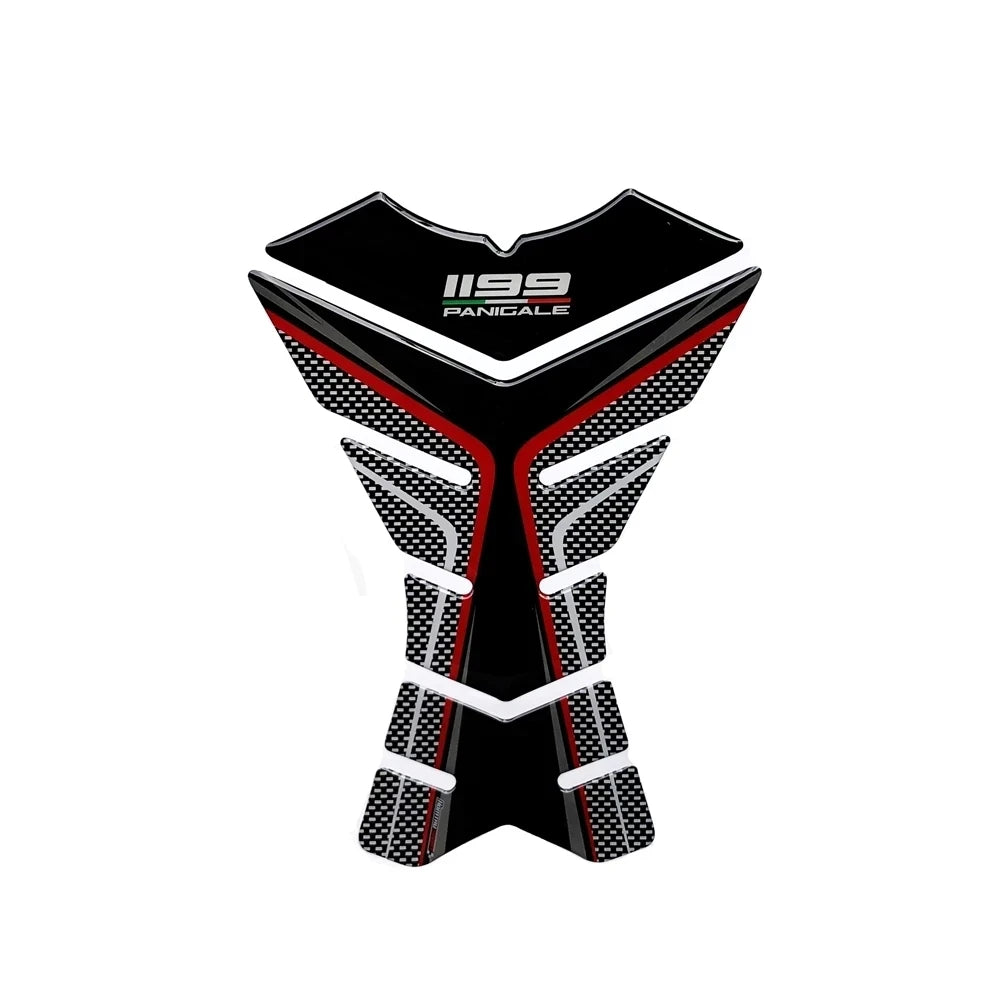 Motorcycle Gel Fuel Oil Tank Pad Fish Bone Protector Racing Sticker Tank Cap Cover For Ducati Panigale 1199 1199S 1199R