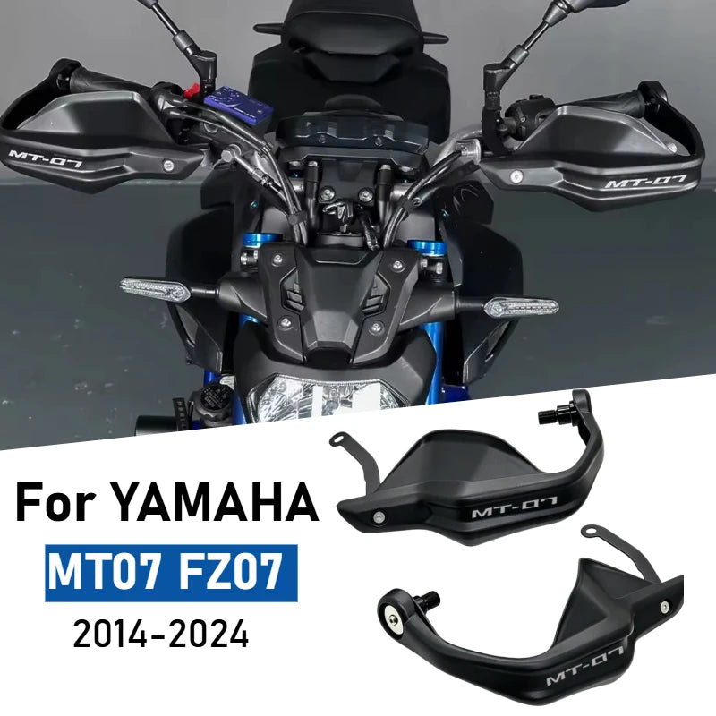 For YAMAHA MT07 FZ07 2014-2024 MT-07 Handguard Motorcycle Handlebar Wind Deflector Hand Guard Handle Lever Protector Accessories