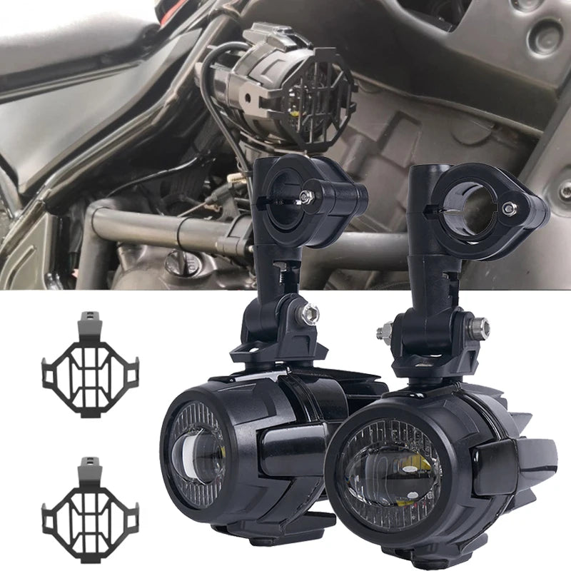 Motorcycle LED Auxiliary Lights Spot Driving Fog Light For Benelli TRK502 TRK502x For Yamaha FJR1300 MT 09 07 For Honda CRF1000L