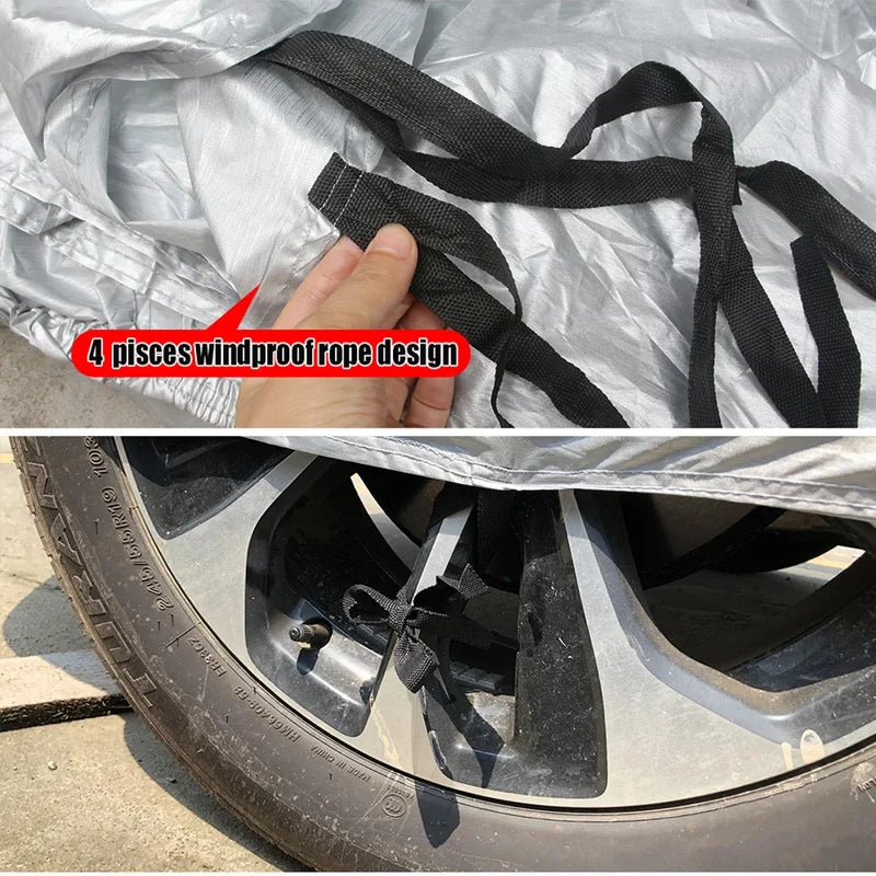 For ROX 01 Polestones 01 2023 2024 2025 Full Car Covers Outdoor Sun Anti UV Rain Snow Dust Protection Oxford Cloth Accessories
