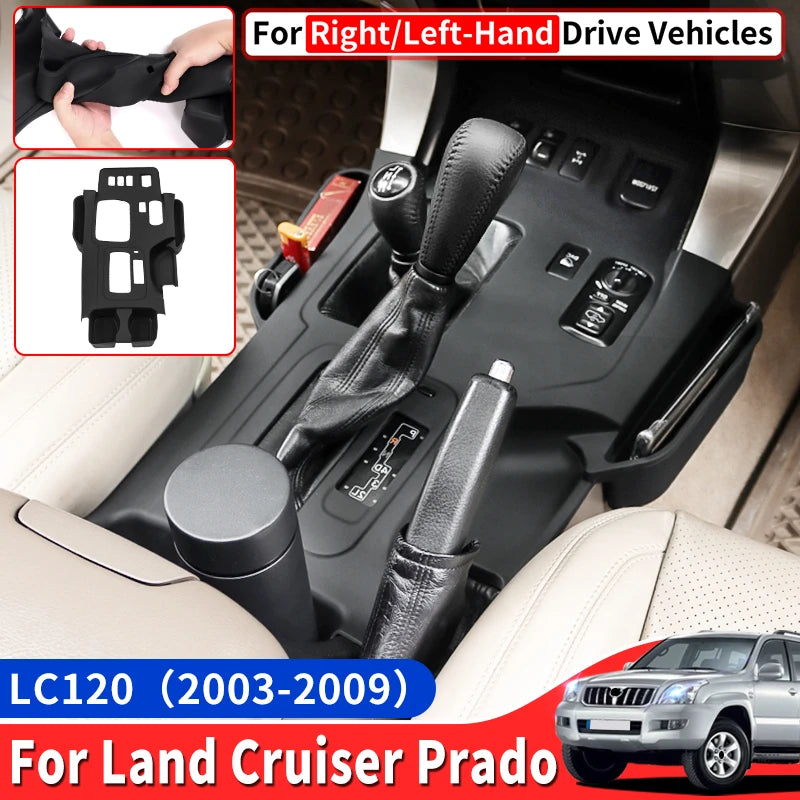 For 2003-2009 Toyota Land Cruiser Prado 120 LC120 Central Control Protective Cover Dust Proof Automotive Interior Accessories