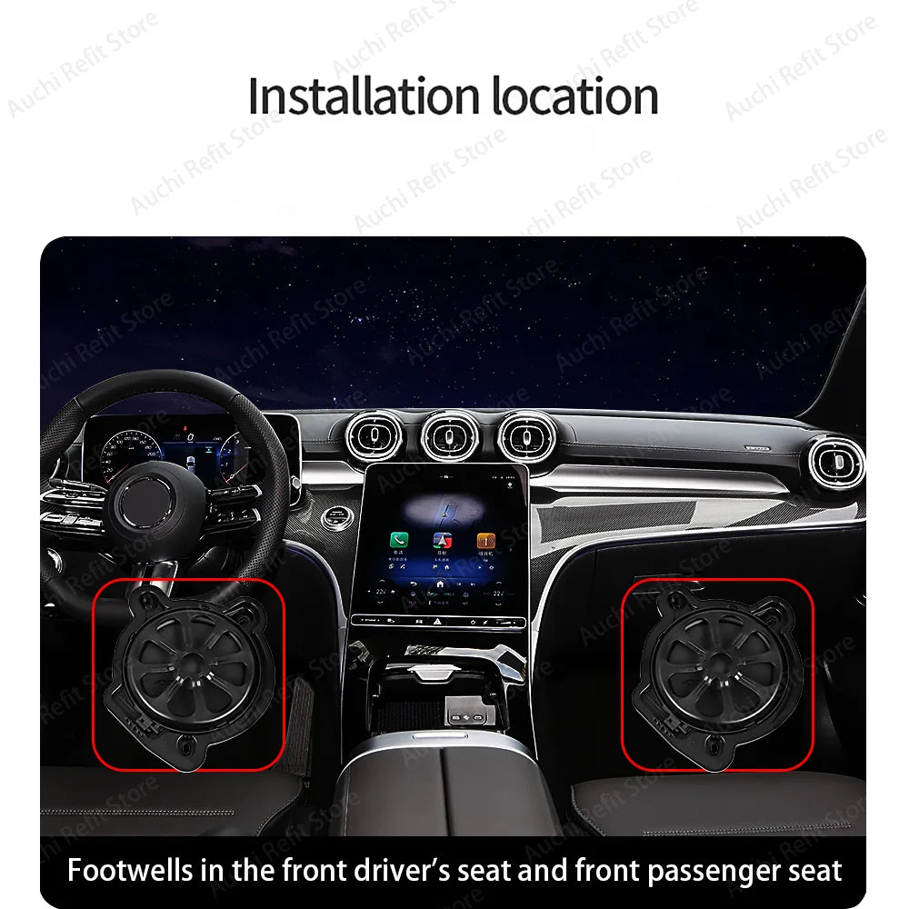 8 inch Bass Horn For Mercedes Benz X254 GLC W206 C-class Subwoofer Speaker High Quality High Poweraudio Loudspeaker