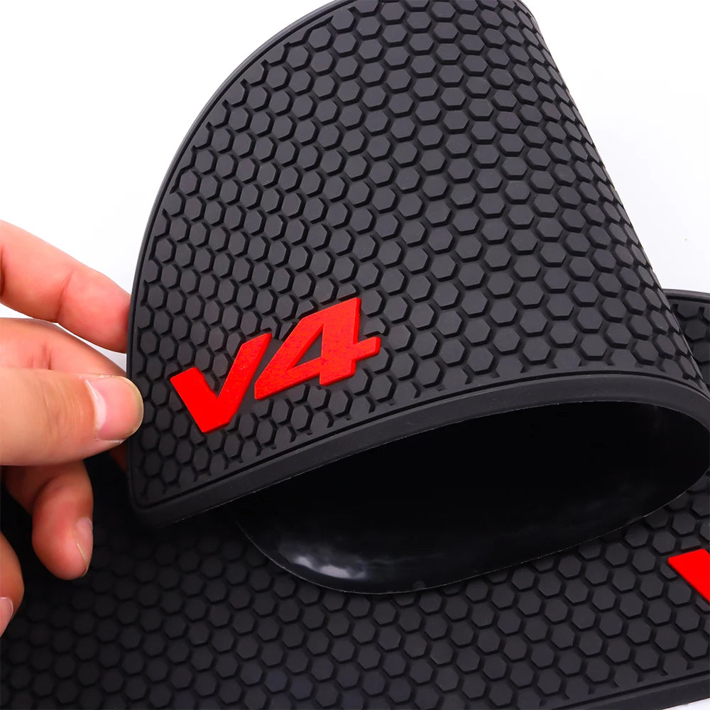 Panigale V4 2025 Tank Pad Motorcycle accessories Fuel Tank Pad For DUCATI Panigale V4 V4S 2025 2026 Non-slip Side Fuel Tank Pad