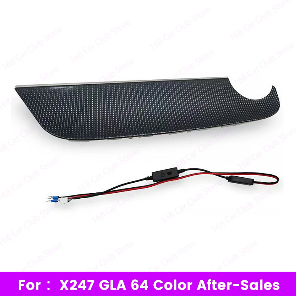 64 Colors Front Passenger Starlight Panel For Mercedes Benz GLB W247 X247 Car B-Class Central Control Panel LED Ambient Light