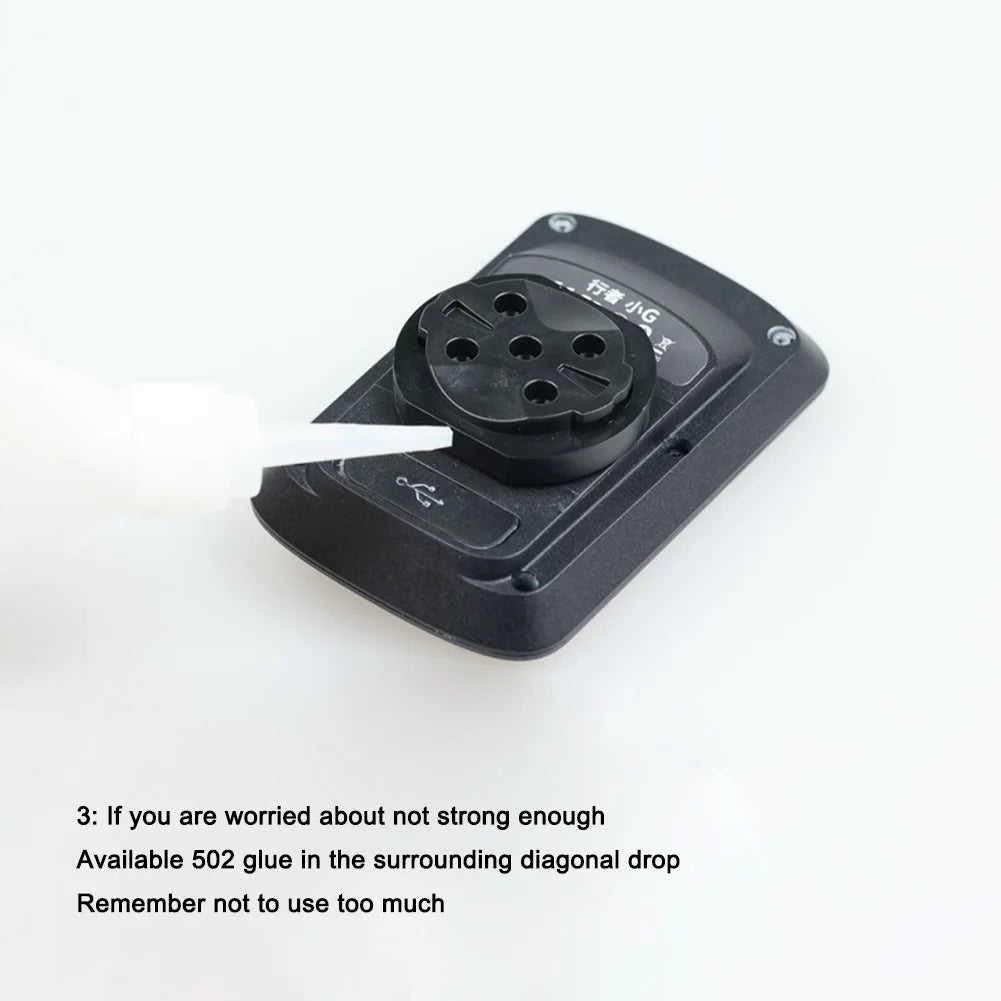Bicycle Computer Bracket Fixed Base Repair Parts Bicycle Computer Replacement Mount Repair Parts for Garmin Replacement
