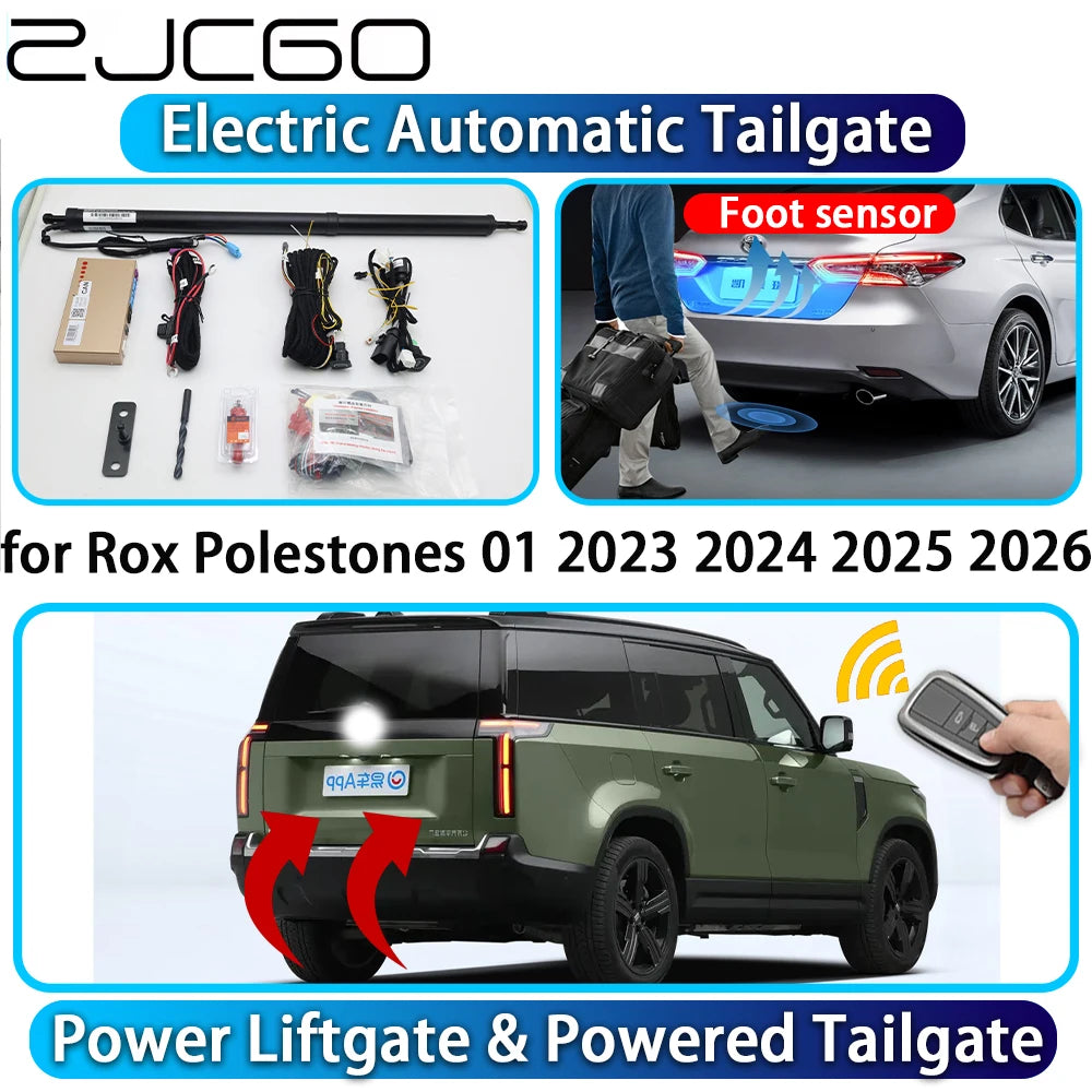ZJCGO for Rox Polestones 01 2023 2024 2025 2026 OEM Automatic Power Liftgate Powered Tailgate Intelligent System Trunk Lift Kit