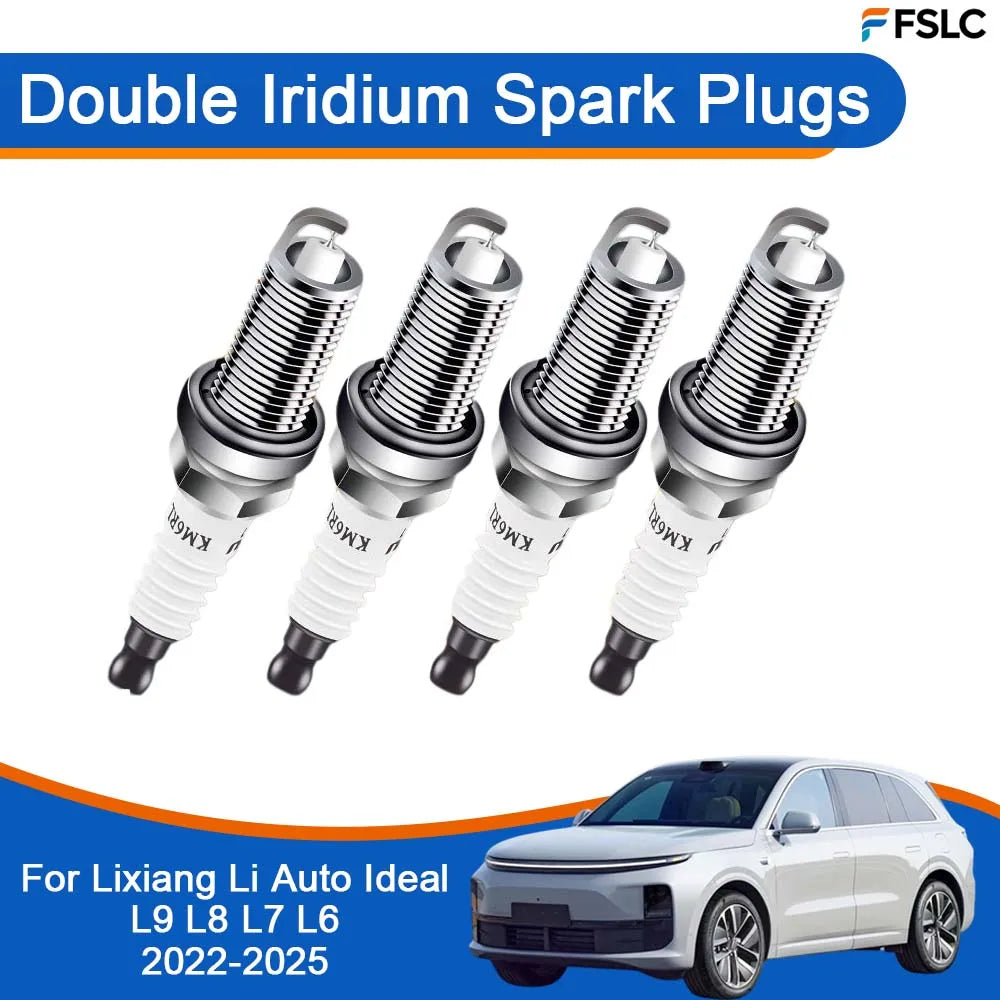 Cars Accessories Double Iridium Spark Plugs For Lixiang Li Auto Ideal L9 L8 L7 L6 2022-2025 Automotive parts Upgrade