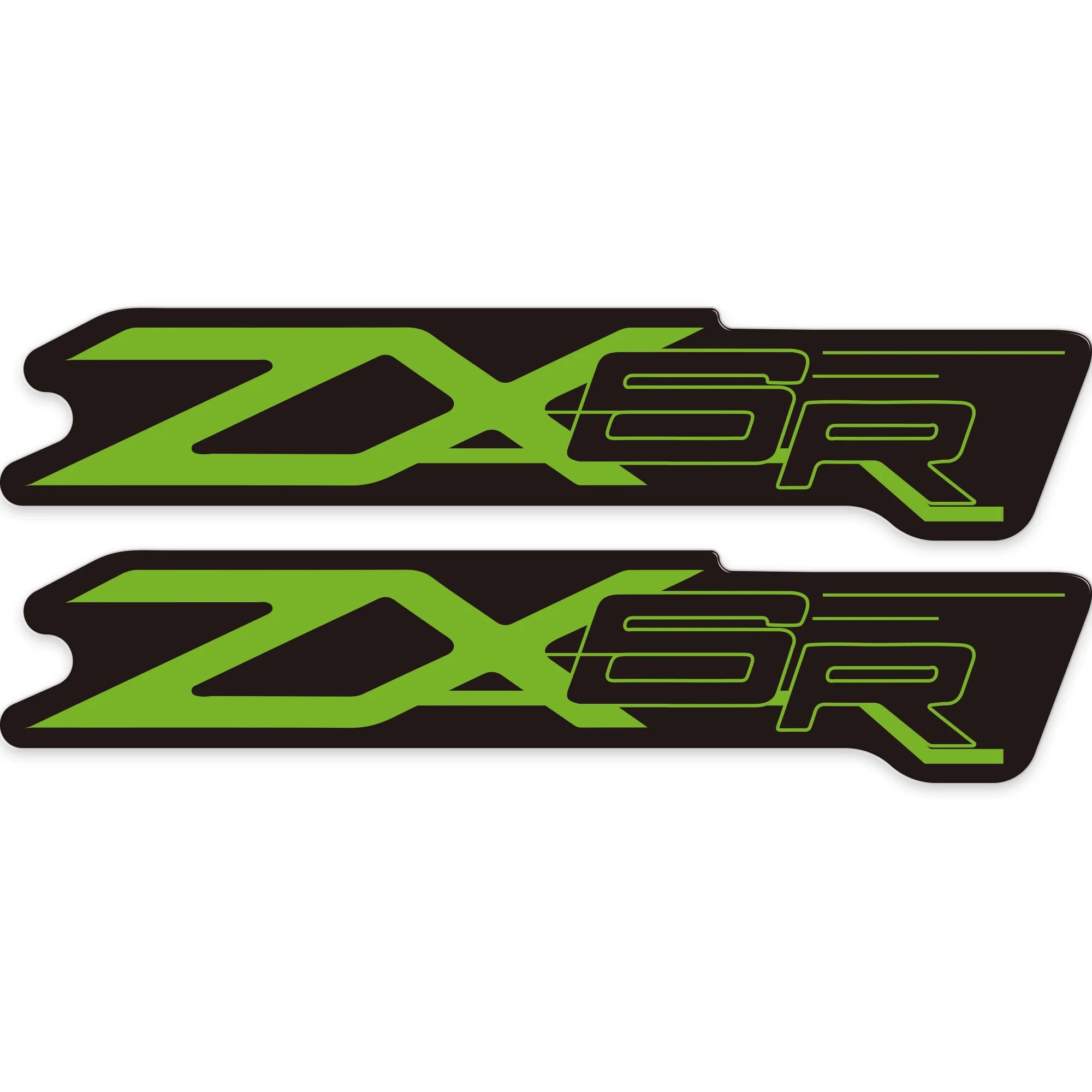 ملصقات ثلاثية الأبعاد جديدة مناسبة لدراجة كاواساكي نينجا ZX6R ZX6R، شارات لاصقة واقية لخزان الوقود وواقي غطاء زيت الوقود وواجهة الواقي الأمامي والرفرف.