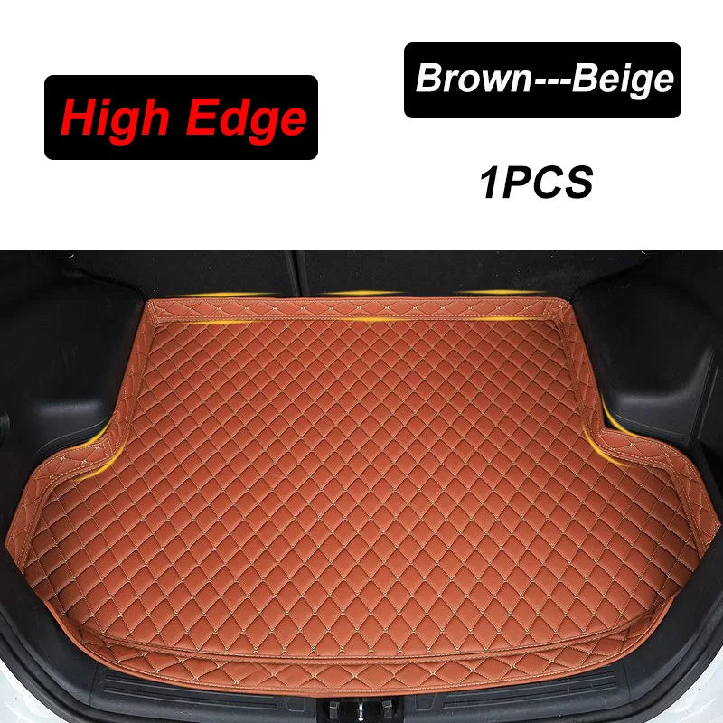 For Land Rover Defender L663 110 5-seats 2020-2026 Leather Car Rear Trunk Mats Anti Dirty Floor Tray Liner Interior Accessories