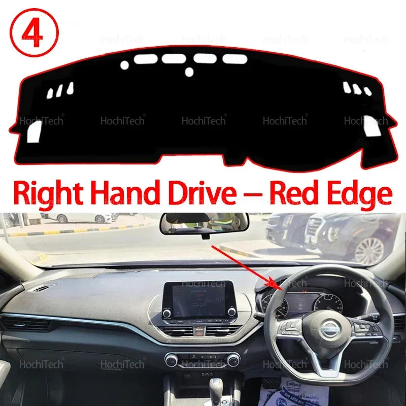 Anti-Slip Mat Dashboard Cover Carpet Sunshade Dashmat Accessories For Nissan Altima L34 2019 2020 2021 2022 2023