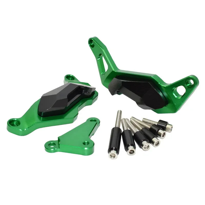 Motorbike Engine Crash Pads Guard Pad Frame Sliders Protector For Kawasaki Ninja 250 400 2018 2019 2020 2021 2022 2023 2024