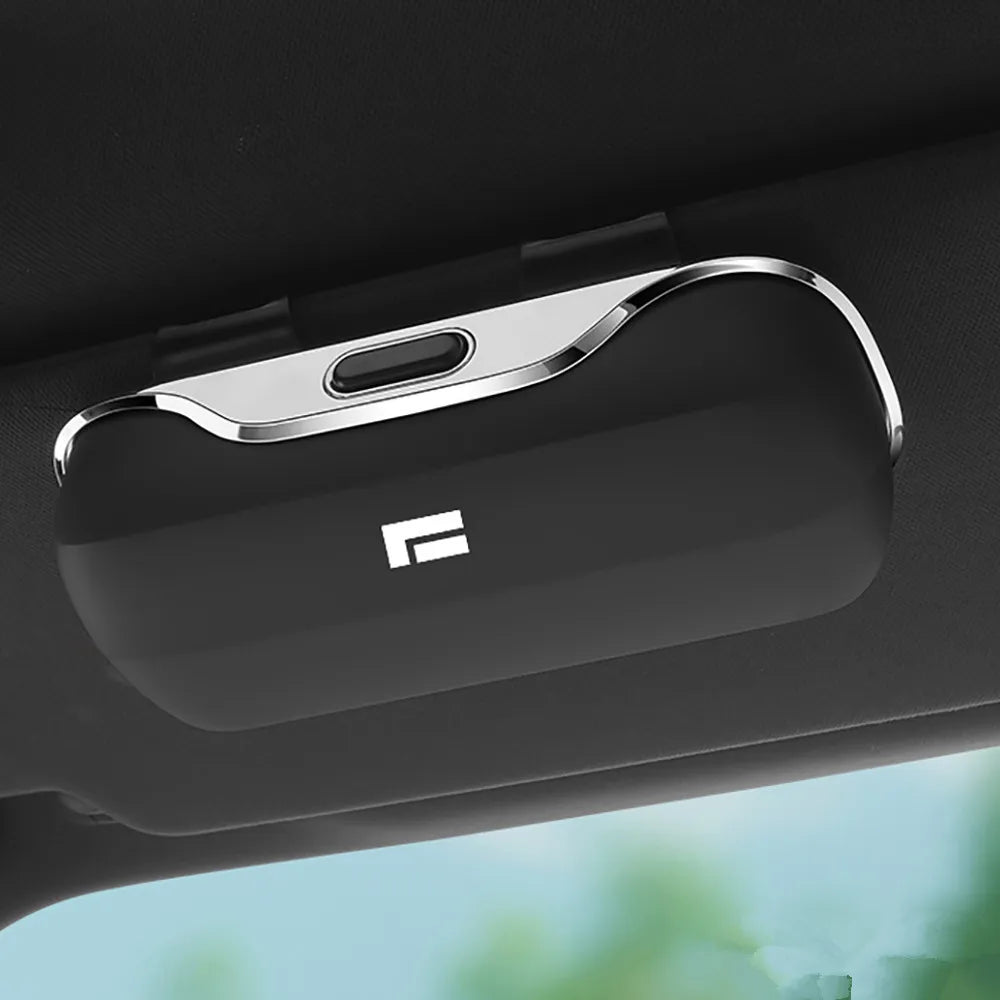 Car Glasses Case Fit For BAIC JISHI Rox Adamas 2026 Car Sunglasses Storage Sunshade Glasses Storage Box Modified Accessories