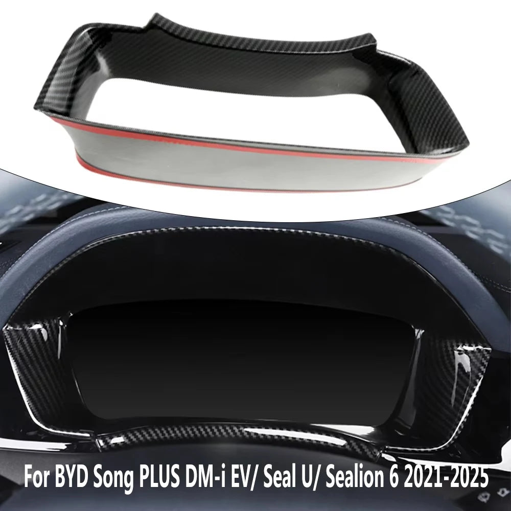 For BYD Song PLUS DM-i EV/ Seal U/ Sealion 6 2021 2022 2023 2024 2025 Center Consoles Display Frame Cover Trim Auto Accessories