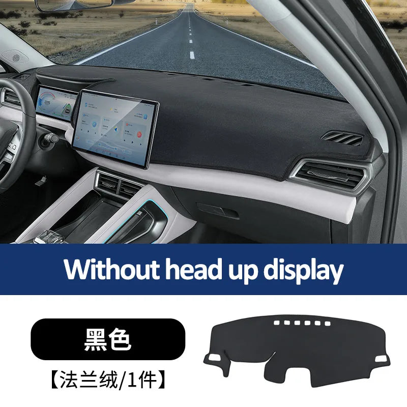 For BYD Atto 2 Yuan UP 2024 2025 Instrument Panel Light Shielding Pad Interior Supplies Anti Reflective And Dustproof Pad
