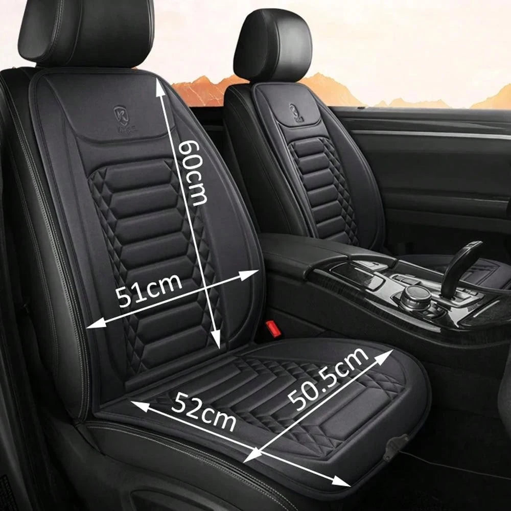 12V Heated Car Seat Cover Heating Pad Fast Car Seat Heater Flannel Heated Cars Seat Protector Seat Heating Cover Car Accessories