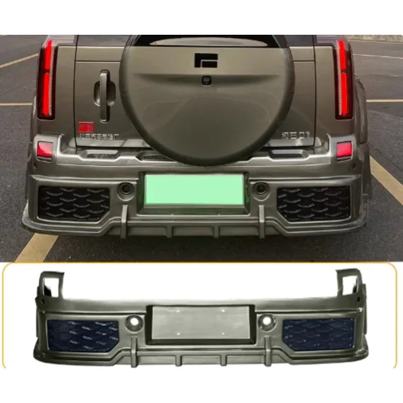 For Rox 01 Modified Bumper Lummann Style Kit Front Lip Door Panel Wheel Arch Wide Body Rear Lip For Rox 01 Car Accessories