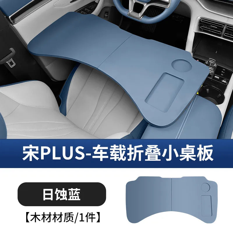For BYD Song Plus DM-i Seal U Sealion 6 2021-2026 Rear Seat Back Tray Table Foldable Laptop Desk Car Organizer