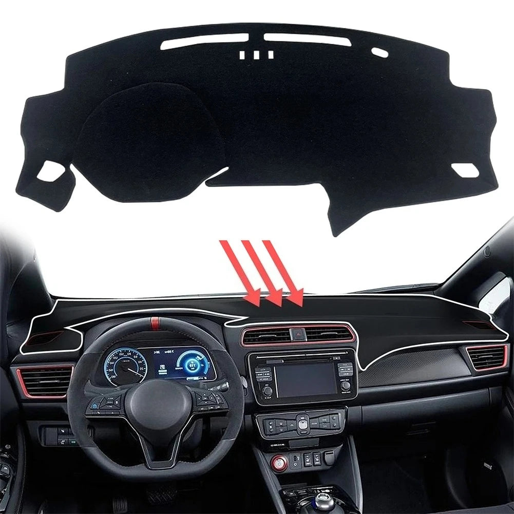 for Nissan Leaf 2017 2018 2019 2020 2021 2022 2023 EV Dashboard Cover Pad Dash Mat Dashmat Car Accessories Carpet
