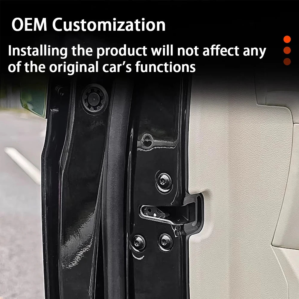 ZJCGO for Rox Polestones 01 Adamas 2023 2024 2025 2026 Auto Pull Soft Close Door Kit Power Latch Door Catch Soft Closing Assist