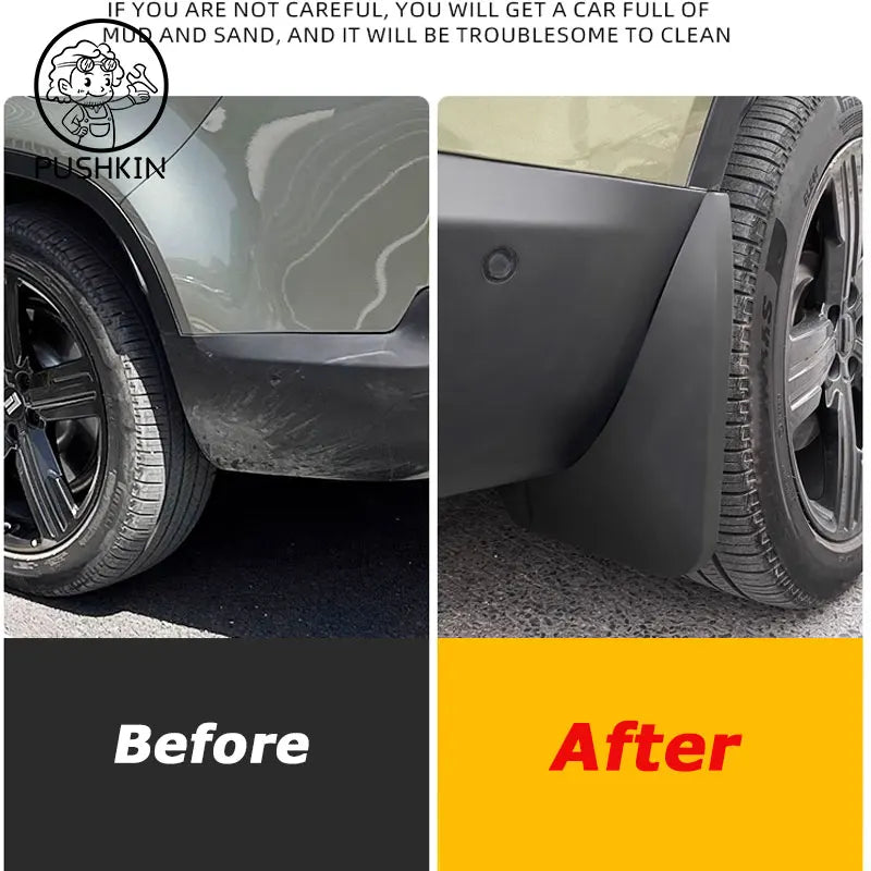 4Pcs Mudguards For Rox Adamas Polestones 01 ROX 01 2026 2025 Mud Flaps Splash Guards Front Rear Wheels Fender Car Accessories