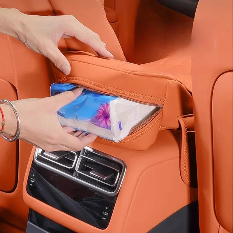 Center Console Armrest Booster Pad For BYD Sealion 7 Sea Lion 07 EV 2024 2025 Armrest Pad Interior Modified Storage Tissue Boxe