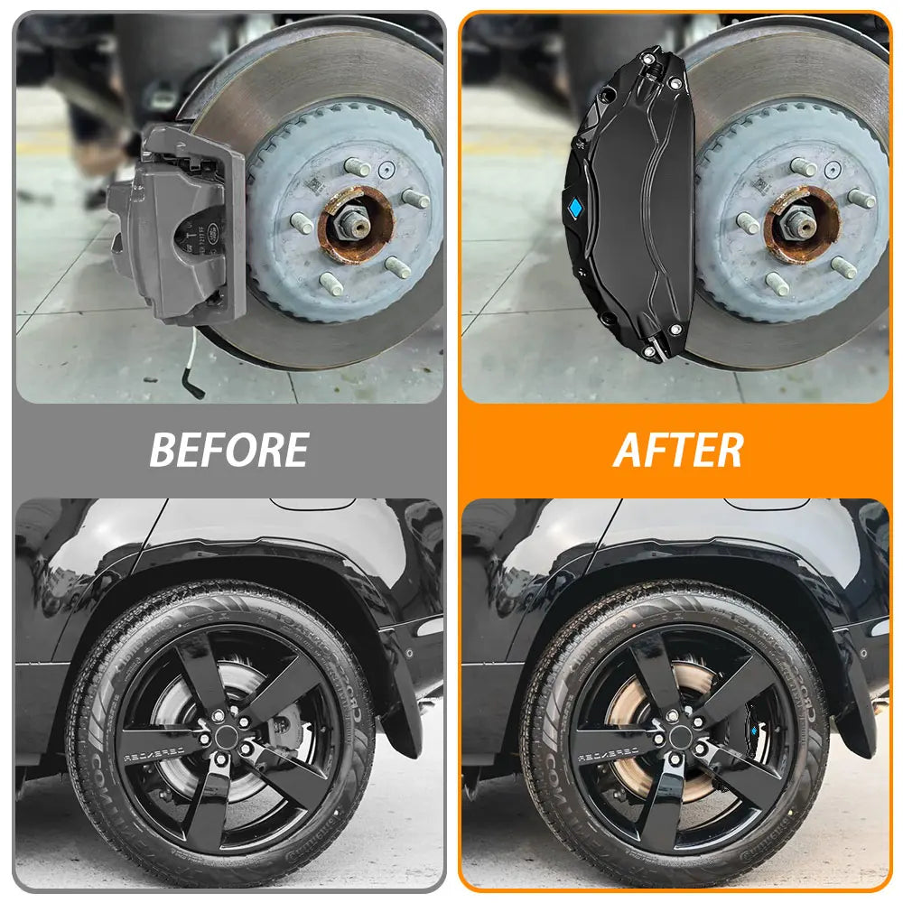 Car Brake Caliper Decor Cover Styling Caliper Trim Shell Aluminum Alloy Accessories For Land Rover Defender 90 110 130 2020-2026