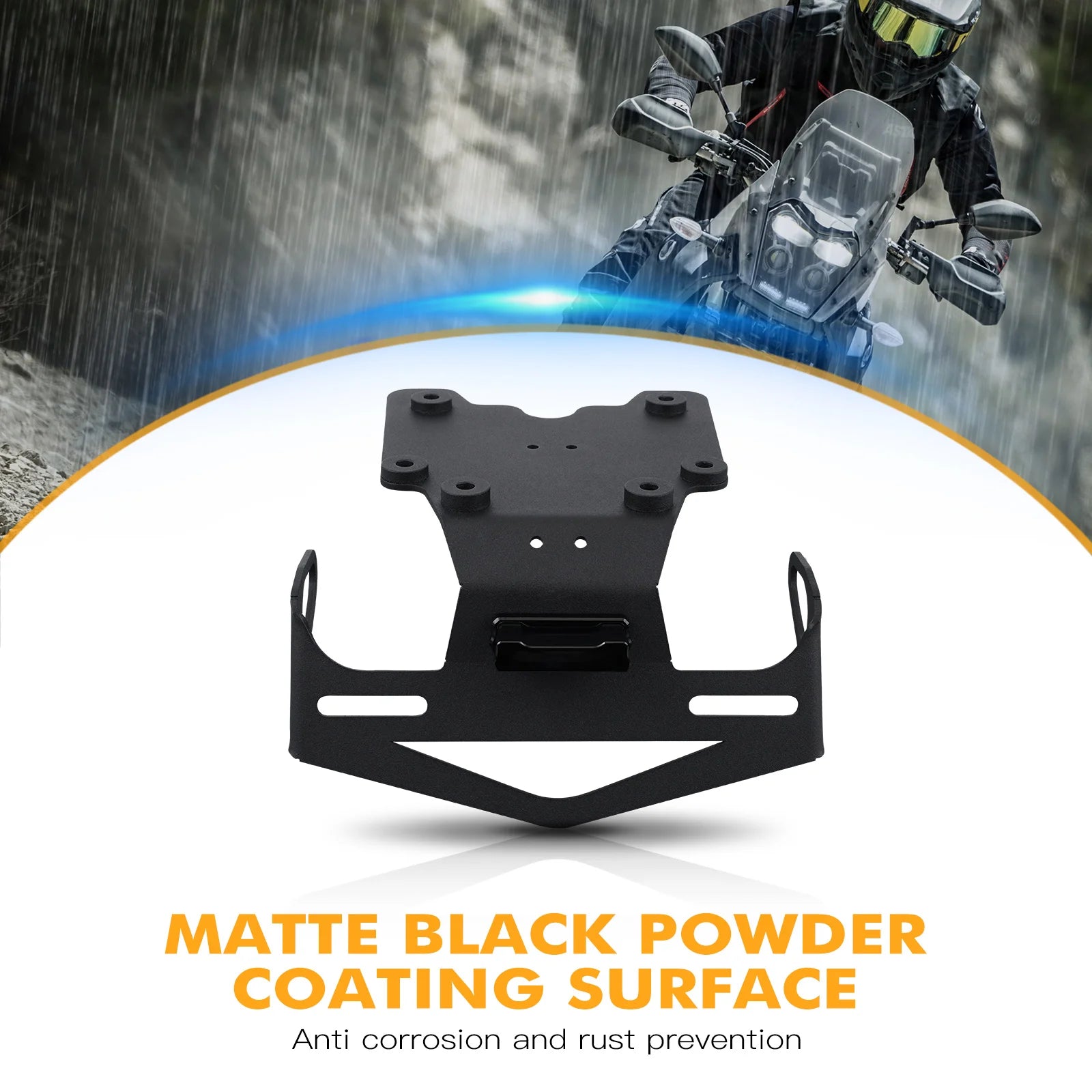 NICECNC For Yamaha Tenere 700 2019-2024 License Plate Holder Bracket Tail Tidy Fender Eliminator For Yamaha Tenere 700 2019-2024