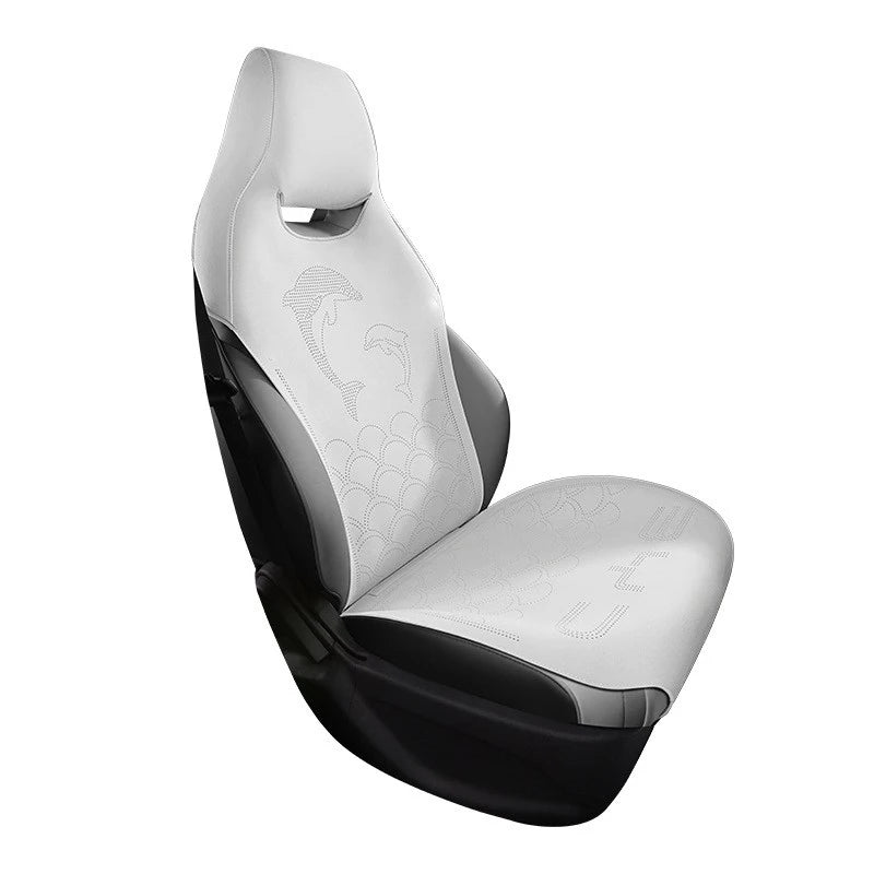 Custom Car Seat Covers For BYD Dolphin 2021 2022 2023 byd Suede leather Car Seat Protective Cover Auto Interior Accessories